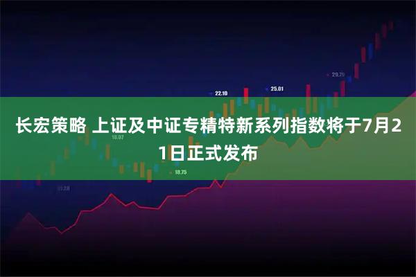 长宏策略 上证及中证专精特新系列指数将于7月21日正式发布